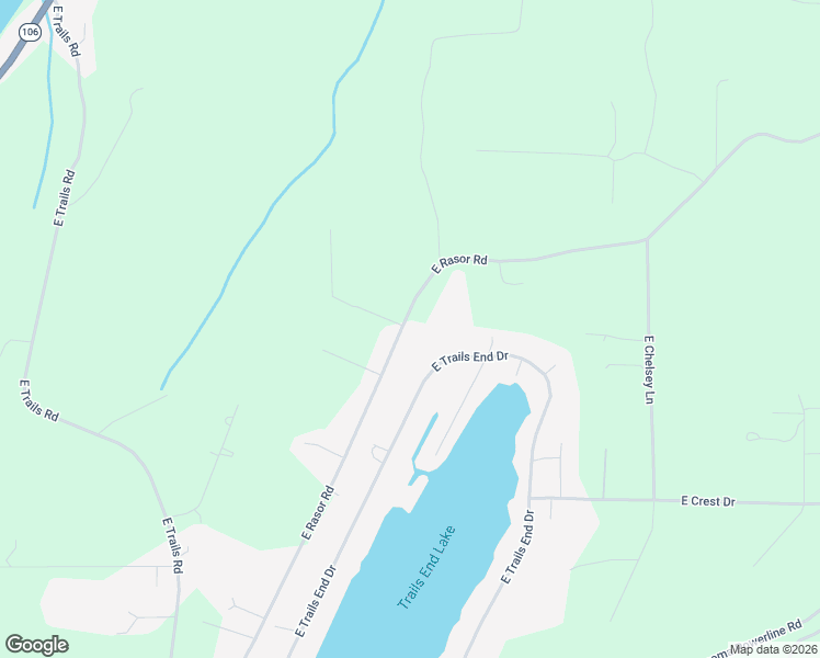 map of restaurants, bars, coffee shops, grocery stores, and more near 1550 East Trails End Drive in Belfair