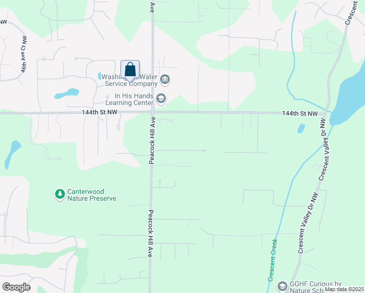 map of restaurants, bars, coffee shops, grocery stores, and more near 3512 141st Street Court Northwest in Gig Harbor