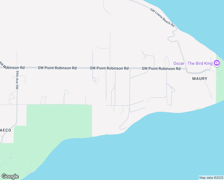 map of restaurants, bars, coffee shops, grocery stores, and more near 24230 49th Place Southwest in Vashon