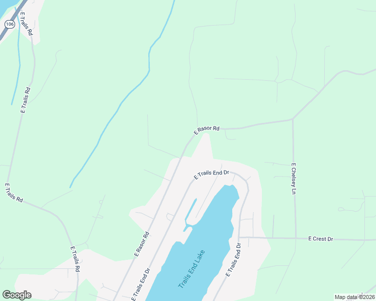 map of restaurants, bars, coffee shops, grocery stores, and more near 1550 East Trails End Drive in Belfair