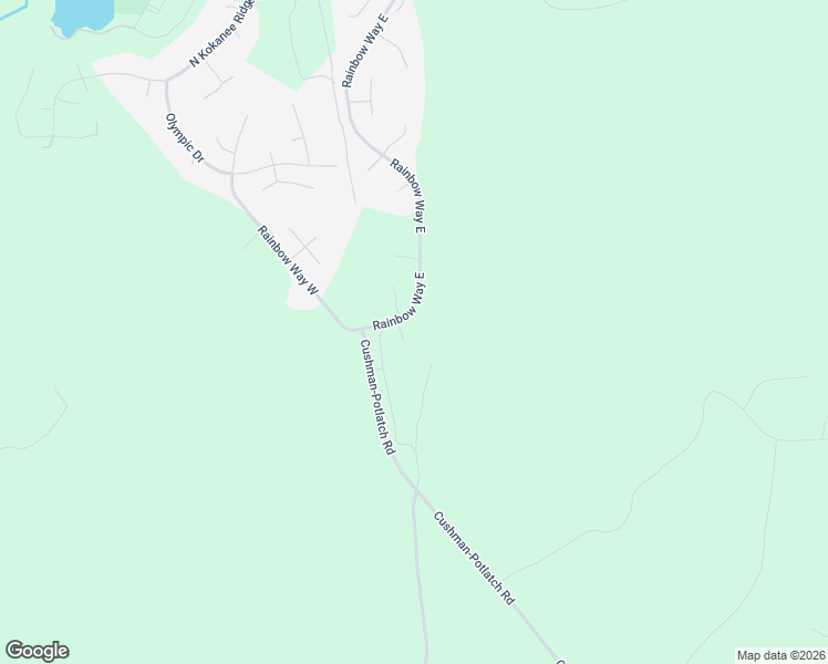 map of restaurants, bars, coffee shops, grocery stores, and more near 20 Silver Lane North in Hoodsport