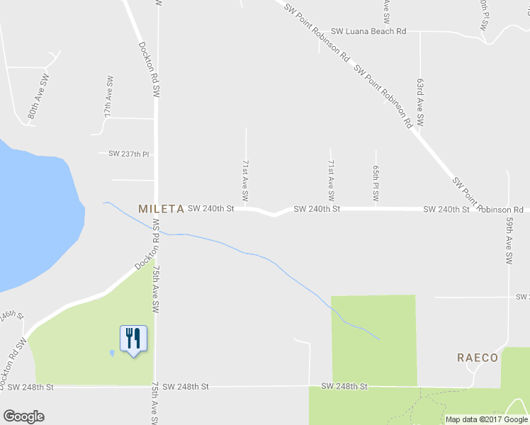map of restaurants, bars, coffee shops, grocery stores, and more near 7003 Southwest 240th Street in Vashon