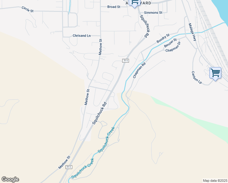 map of restaurants, bars, coffee shops, grocery stores, and more near 319 Saddlehorn Lane in Wenatchee