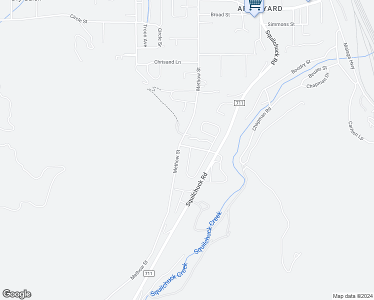map of restaurants, bars, coffee shops, grocery stores, and more near 2159 Citation Loop in Wenatchee