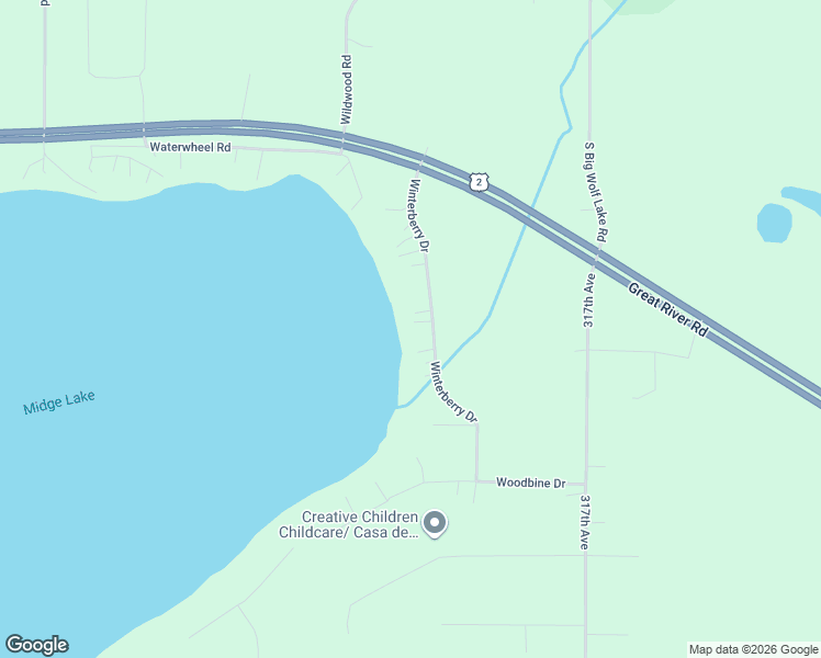 map of restaurants, bars, coffee shops, grocery stores, and more near 50625 Winterberry Drive in Cass Lake