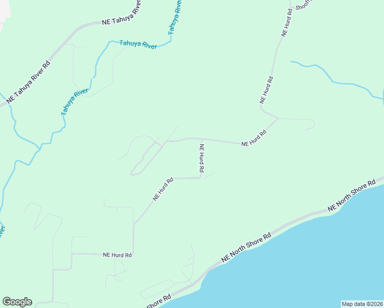 map of restaurants, bars, coffee shops, grocery stores, and more near 1171 Northeast Hurd Road in Belfair