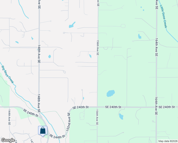 map of restaurants, bars, coffee shops, grocery stores, and more near 23503 156th Avenue Southeast in Kent