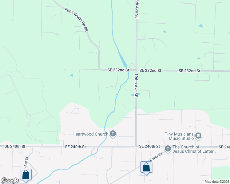 map of restaurants, bars, coffee shops, grocery stores, and more near 23329 194th Avenue Southeast in Renton