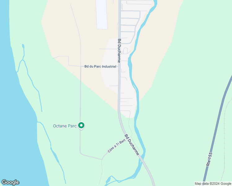 map of restaurants, bars, coffee shops, grocery stores, and more near Boulevard Ducharme in La Tuque