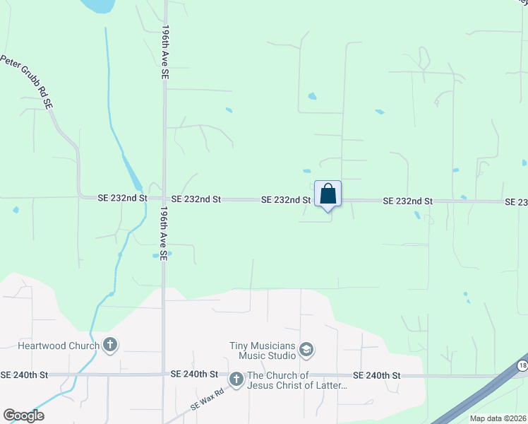map of restaurants, bars, coffee shops, grocery stores, and more near 20006 Southeast 232nd Street in Maple Valley