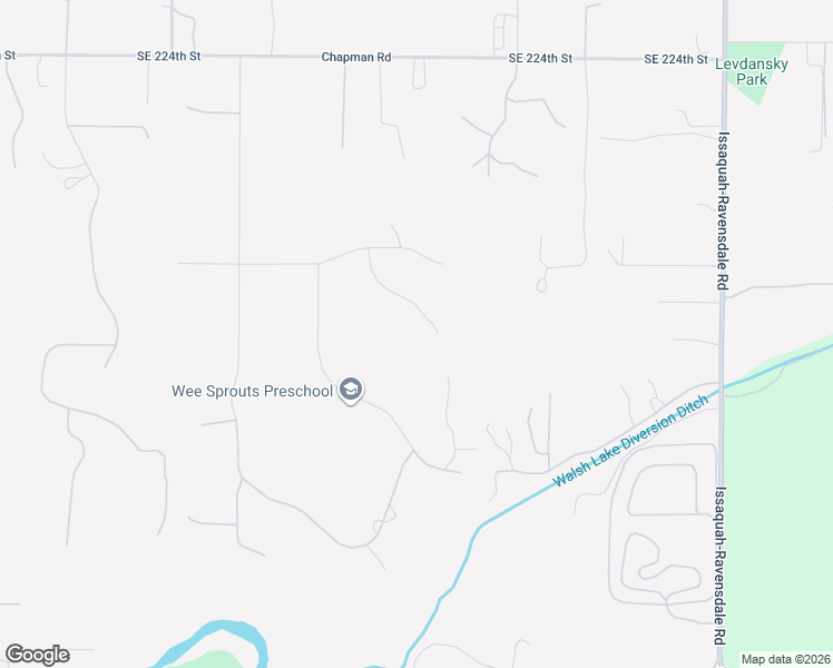 map of restaurants, bars, coffee shops, grocery stores, and more near 23059 265th Place Southeast in Maple Valley