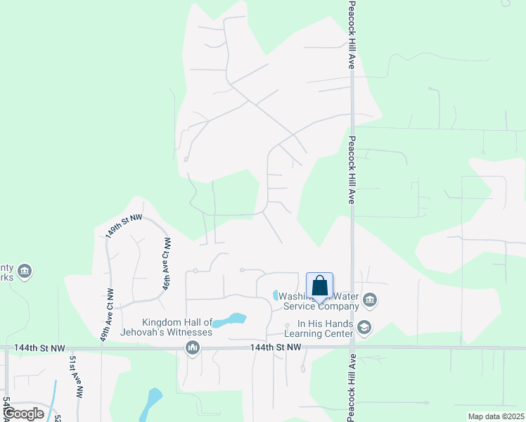 map of restaurants, bars, coffee shops, grocery stores, and more near 15011 42nd Avenue Court Northwest in Gig Harbor