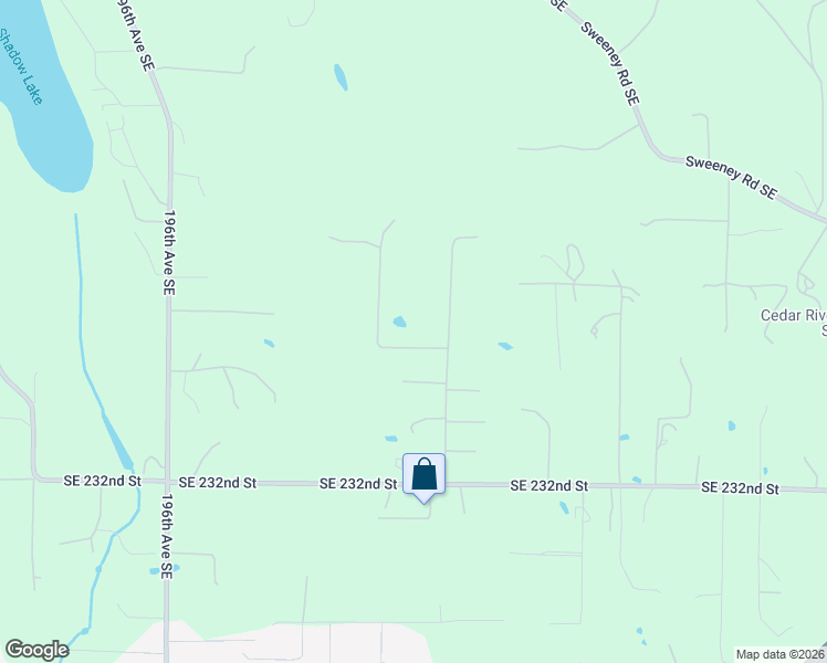 map of restaurants, bars, coffee shops, grocery stores, and more near 20304 Southeast 228th Street in Maple Valley