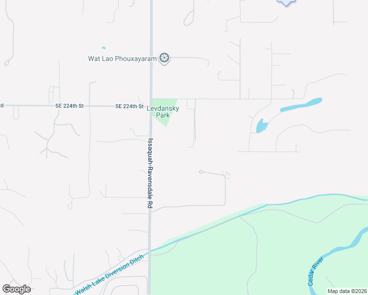 map of restaurants, bars, coffee shops, grocery stores, and more near 28017 Southeast 224th Street in Maple Valley