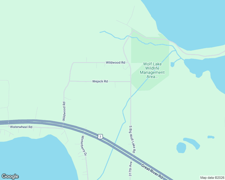 map of restaurants, bars, coffee shops, grocery stores, and more near 31420 Wejack Trail in Cass Lake