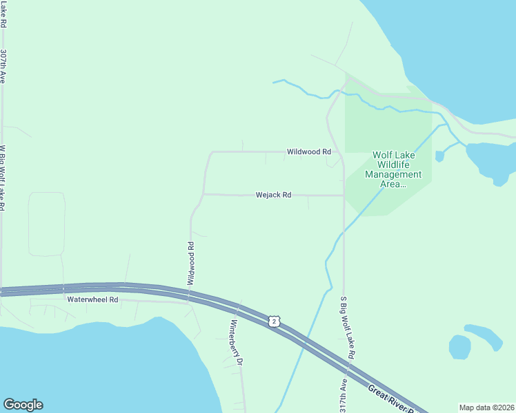 map of restaurants, bars, coffee shops, grocery stores, and more near 31423 Wejack Trail in Cass Lake