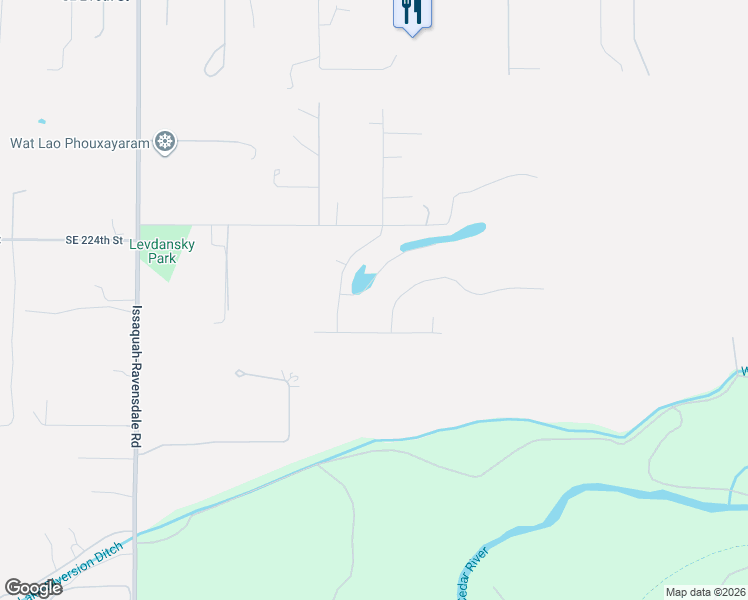 map of restaurants, bars, coffee shops, grocery stores, and more near 28601 Southeast 225th Street in Maple Valley