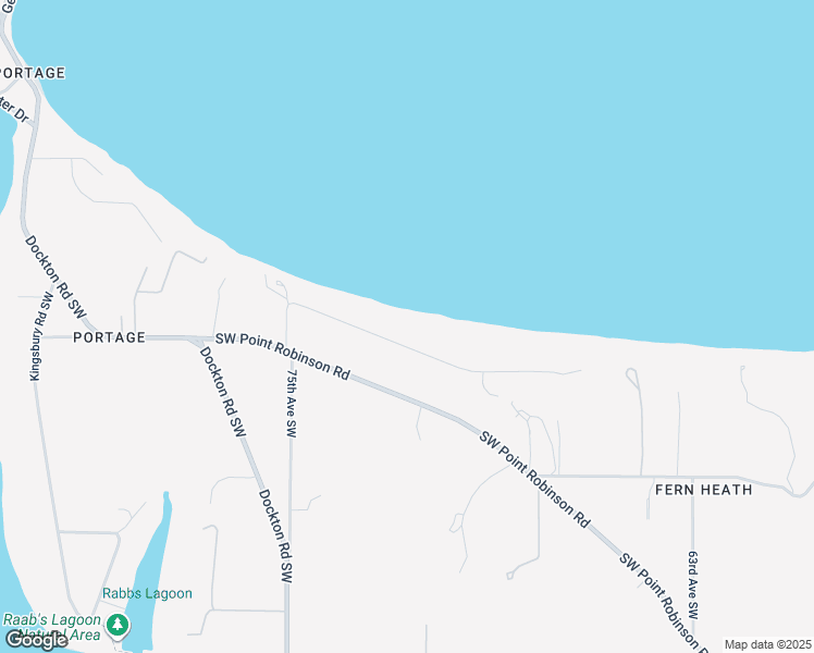 map of restaurants, bars, coffee shops, grocery stores, and more near 7108 Southwest Maury Park Road in Vashon