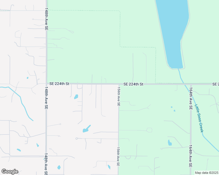 map of restaurants, bars, coffee shops, grocery stores, and more near 15435 Southeast 224th Street in Kent