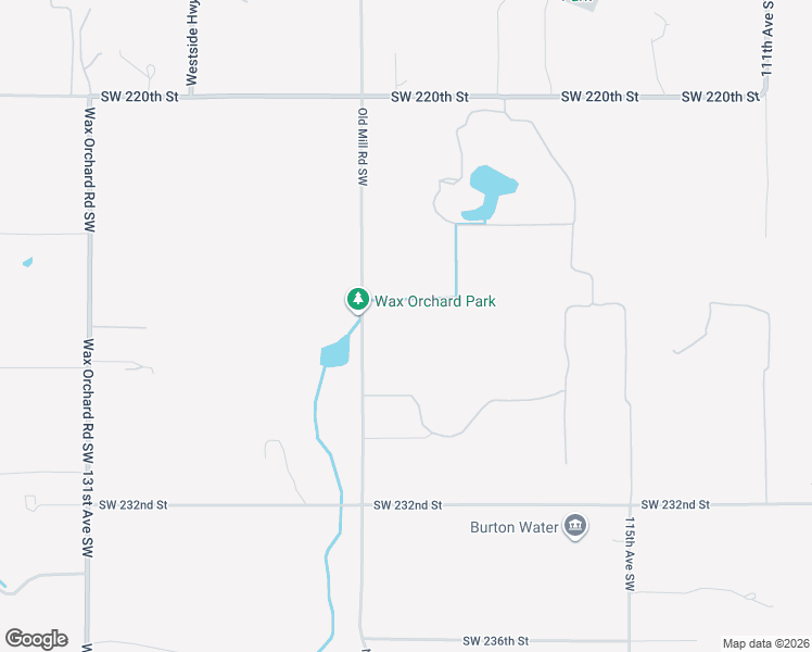 map of restaurants, bars, coffee shops, grocery stores, and more near 22602 Old Mill Road Southwest in Vashon