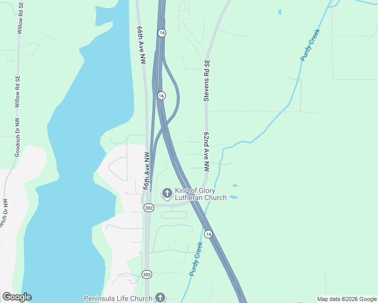 map of restaurants, bars, coffee shops, grocery stores, and more near 6221 157th Street Northwest in Gig Harbor