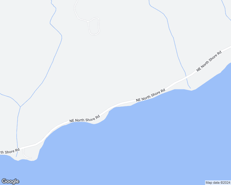 map of restaurants, bars, coffee shops, grocery stores, and more near 7366 Northeast North Shore Road in Belfair