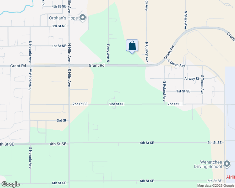 map of restaurants, bars, coffee shops, grocery stores, and more near 2751 2nd Street Southeast in East Wenatchee