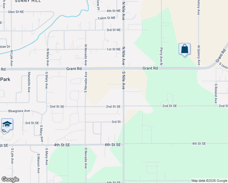 map of restaurants, bars, coffee shops, grocery stores, and more near 2264 2nd Street Southeast in East Wenatchee