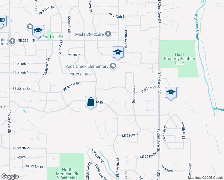 map of restaurants, bars, coffee shops, grocery stores, and more near 22018 126th Court Southeast in Kent