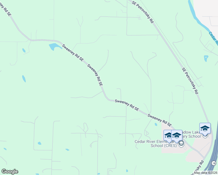 map of restaurants, bars, coffee shops, grocery stores, and more near 22006 Sweeney Road Southeast in Maple Valley