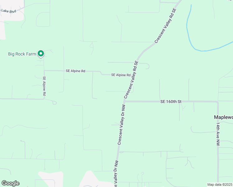 map of restaurants, bars, coffee shops, grocery stores, and more near 6238 Southeast Alpine Way in Olalla