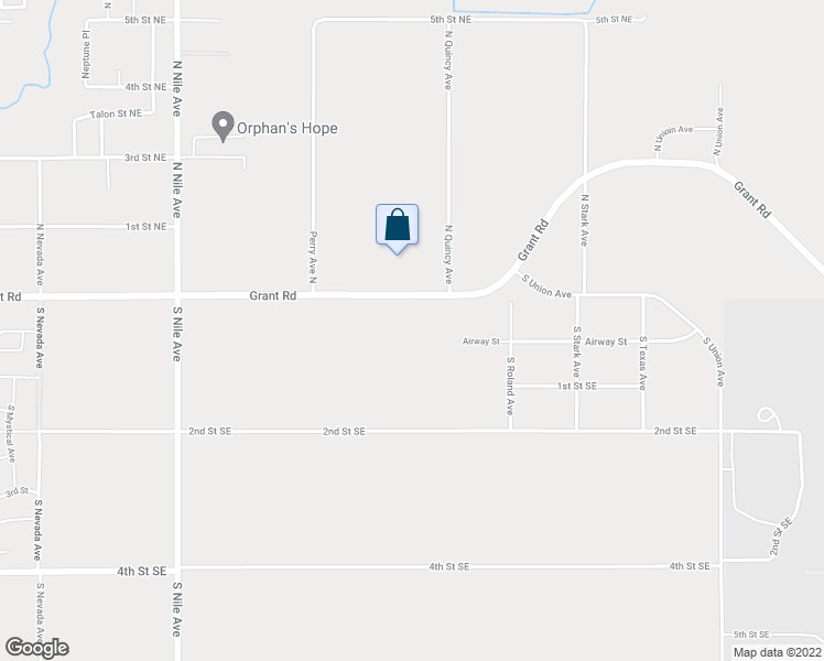 map of restaurants, bars, coffee shops, grocery stores, and more near 2820 Grant Road in East Wenatchee