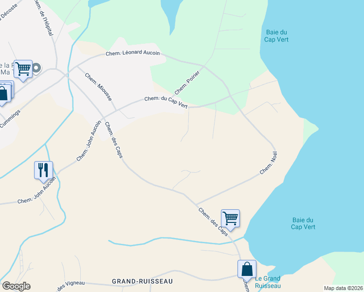 map of restaurants, bars, coffee shops, grocery stores, and more near 18 Allée Georgine in Fatima