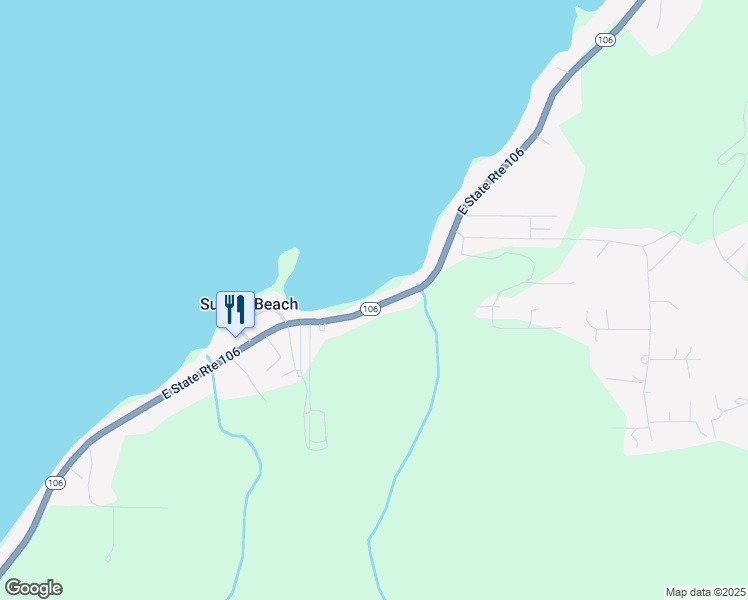 map of restaurants, bars, coffee shops, grocery stores, and more near 17471 Washington 106 in Belfair