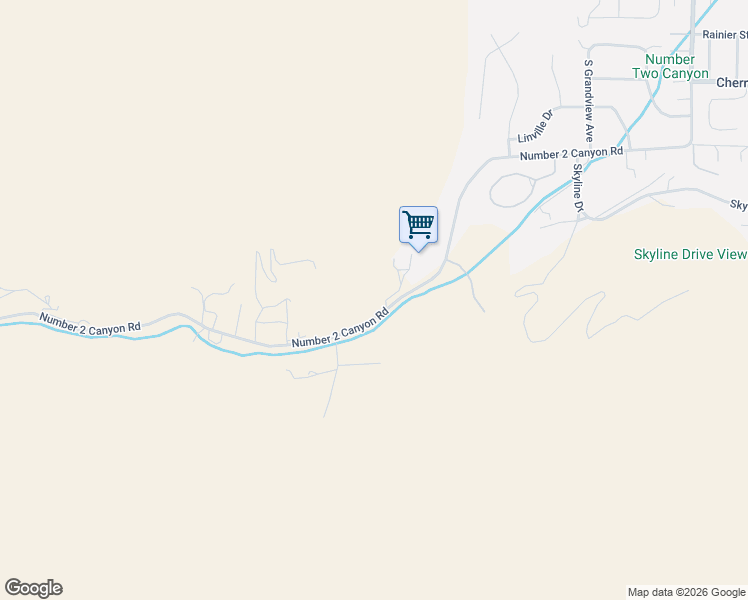 map of restaurants, bars, coffee shops, grocery stores, and more near 2398 Number 2 Canyon Road in Wenatchee