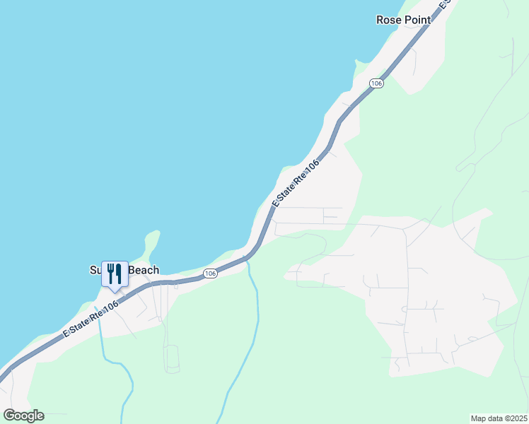 map of restaurants, bars, coffee shops, grocery stores, and more near 17691 Washington 106 in Belfair
