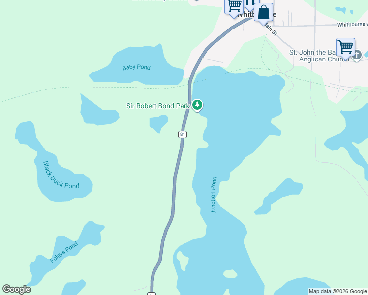map of restaurants, bars, coffee shops, grocery stores, and more near 141 Newfoundland and Labrador 81 in Brigus Junction