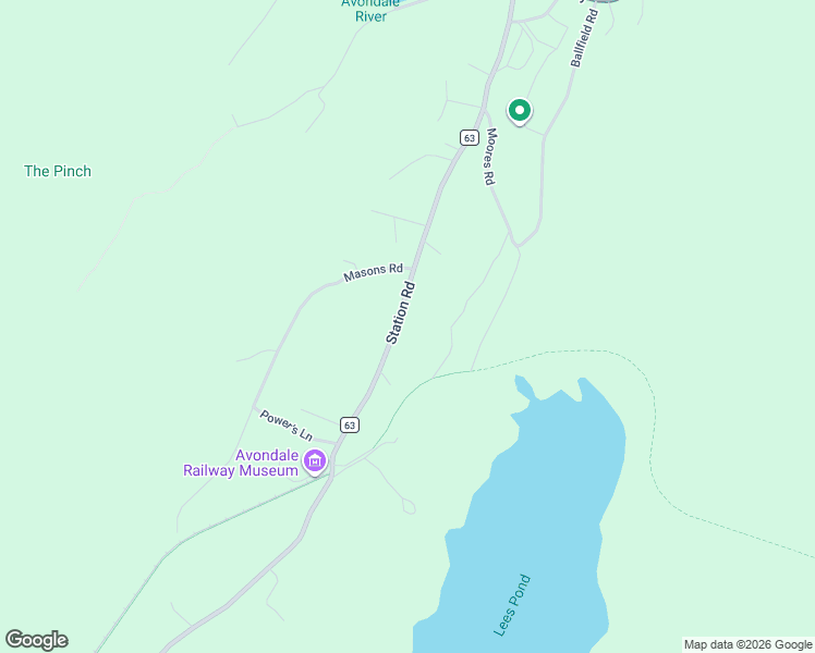 map of restaurants, bars, coffee shops, grocery stores, and more near Newfoundland and Labrador 63 in Avondale