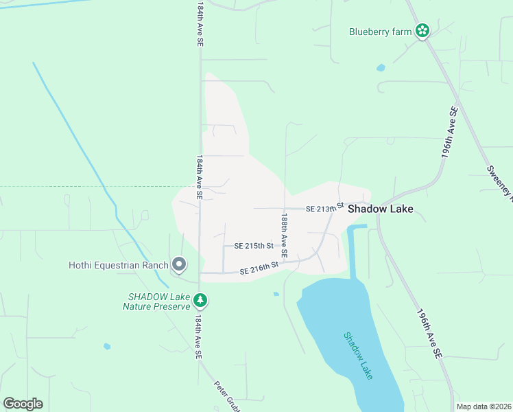 map of restaurants, bars, coffee shops, grocery stores, and more near 18624 Southeast 213th Street in Renton