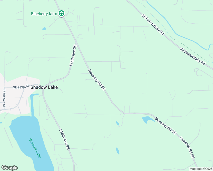 map of restaurants, bars, coffee shops, grocery stores, and more near 21230 Sweeney Road Southeast in Maple Valley