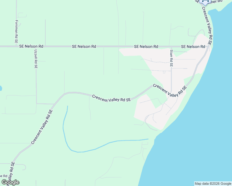 map of restaurants, bars, coffee shops, grocery stores, and more near 14590 Crescent Valley Road Southeast in Olalla