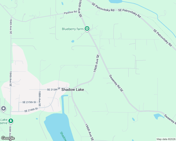 map of restaurants, bars, coffee shops, grocery stores, and more near 21013 196th Avenue Southeast in Renton