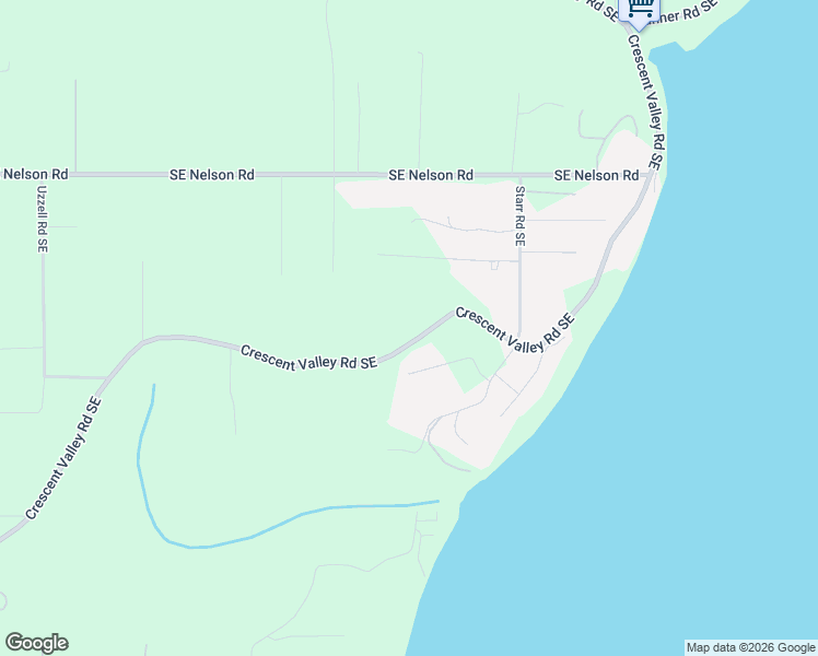 map of restaurants, bars, coffee shops, grocery stores, and more near 15010 Starr Road Southeast in Olalla