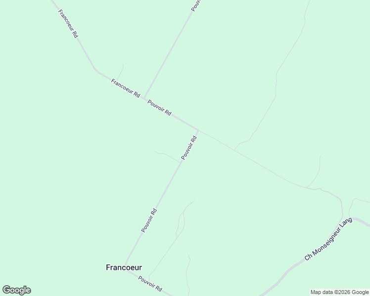 map of restaurants, bars, coffee shops, grocery stores, and more near 945 Pouvoir Road in Madawaska County