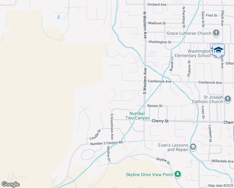 map of restaurants, bars, coffee shops, grocery stores, and more near 1908 Dorner Place in Wenatchee