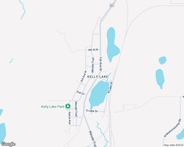 map of restaurants, bars, coffee shops, grocery stores, and more near 215 2nd Avenue North in Hibbing