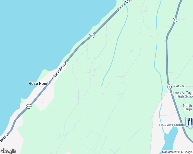 map of restaurants, bars, coffee shops, grocery stores, and more near 321 East Alderwood Road in Belfair