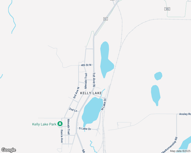 map of restaurants, bars, coffee shops, grocery stores, and more near 304 1st Avenue North in Hibbing