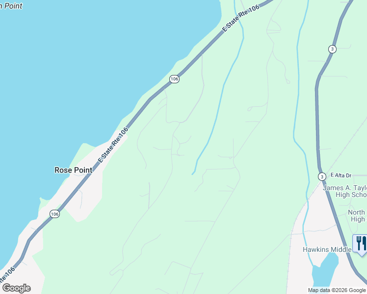 map of restaurants, bars, coffee shops, grocery stores, and more near 321 East Alderwood Road in Belfair