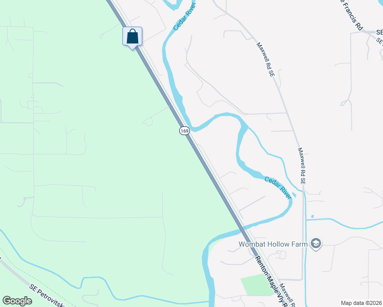 map of restaurants, bars, coffee shops, grocery stores, and more near 19861 Renton-Maple Valley Road in Maple Valley